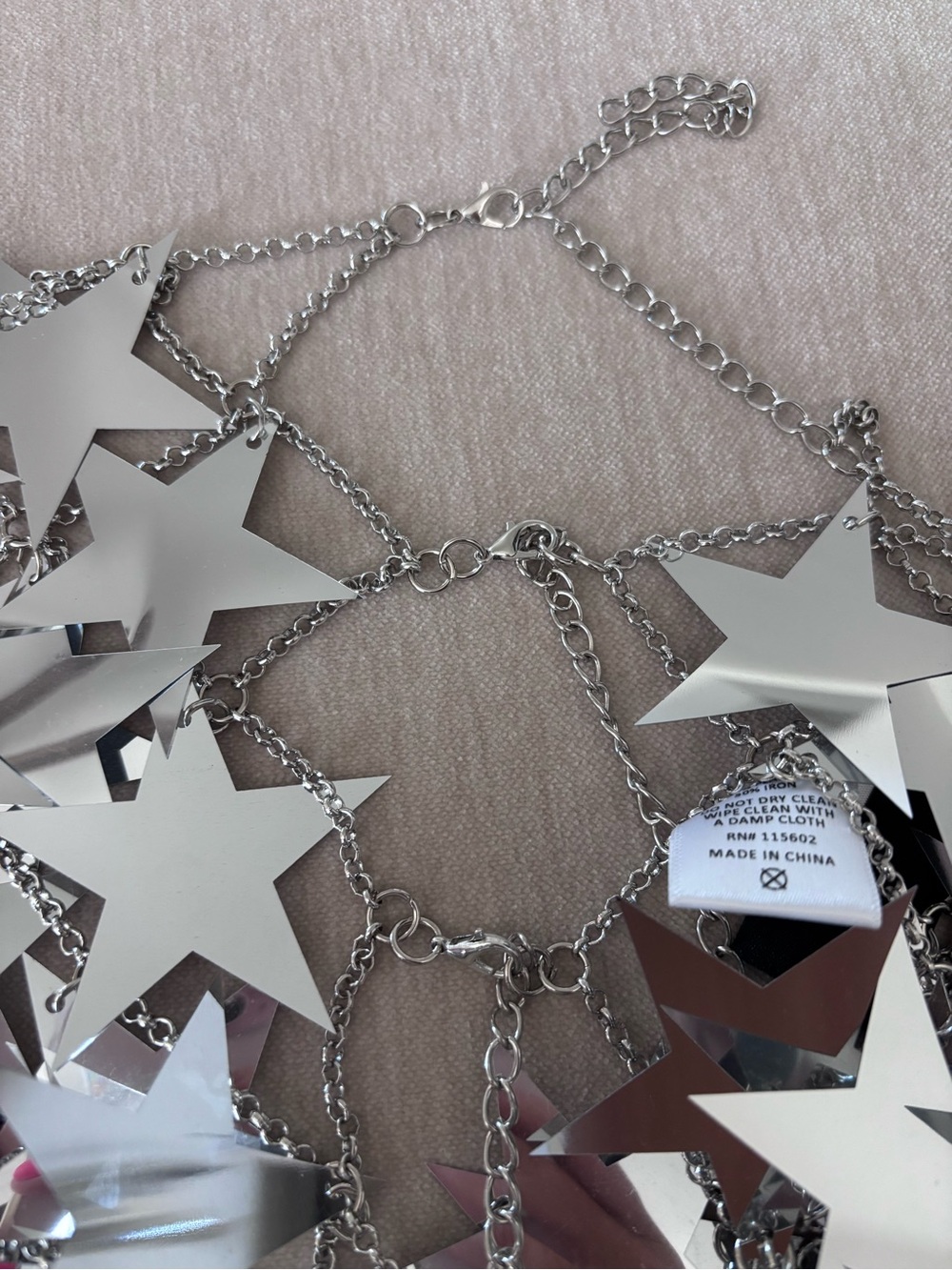 Vici Silver Star Chainlink Wrap Skirt - Picture 3 of 4